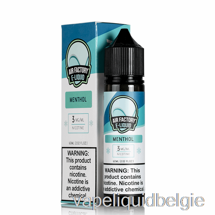 Vape België Menthol - Luchtfabriek E-vloeistof - 60ml 3mg